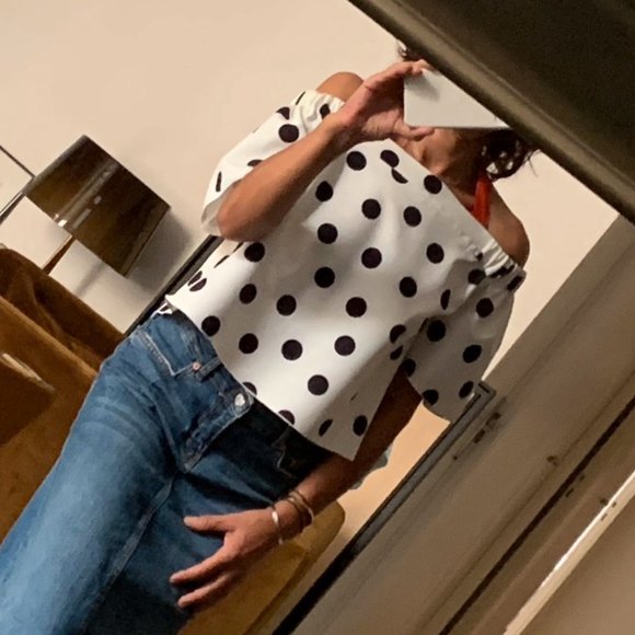 Zara polka dot blouse - Picture 5 of 6